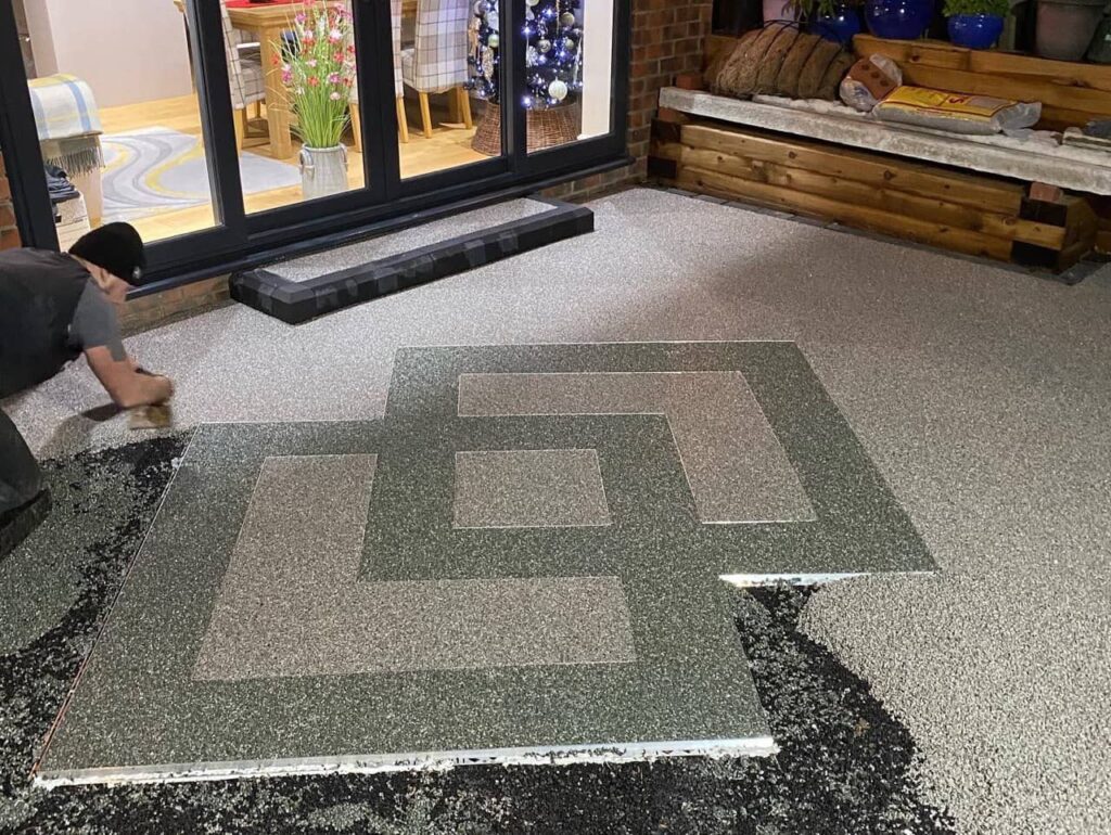 This is a photo of a gravel driveway installed in Sheffield by Sheffield Resin Driveways